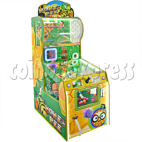 Honey Bee Skill Test Ticket redemption machine with movable paddle 37680