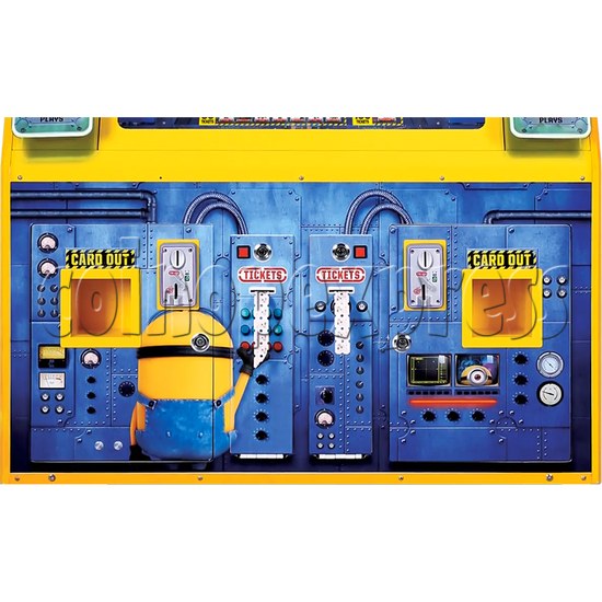 Despicable Me Jelly Lab Coin Roll Down Arcade Game machine 37690