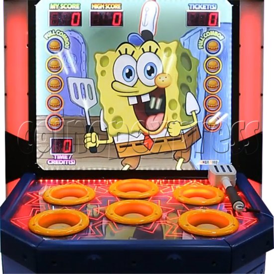 SpongeBob Order Up - Whack at a Classic game machine 37703