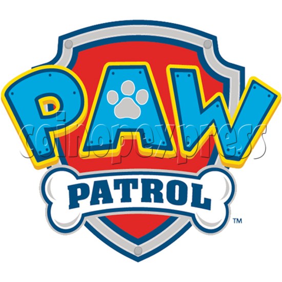Paw Patrol Wheel Game Ticket Redemption Machine 37716