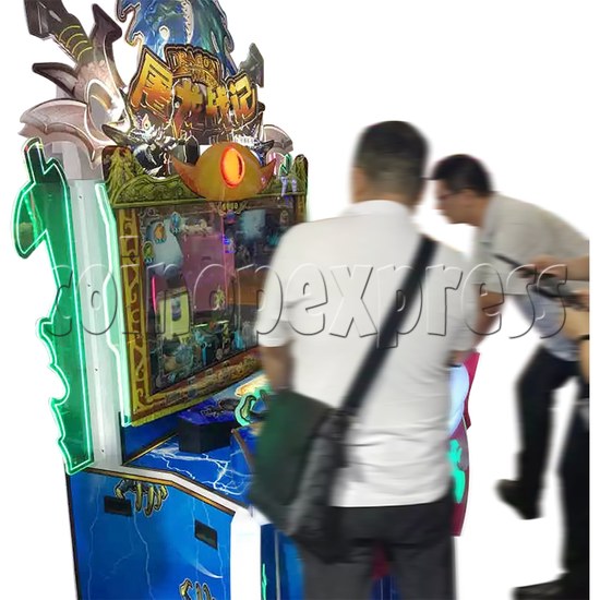 Dragon Wars Upright Cabinet with Video Game Ticket Redemption Machine (3 players) 37755