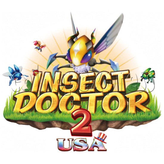 Insect Doctor 2 USA Edition Arcade Game Full Gameboard Kit-game logo