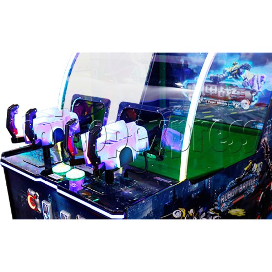 Robot Battle Ticket Redemption Arcade Machine 2 Players - gun