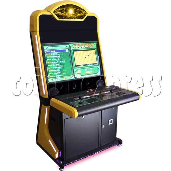 Warlord 32 inch Blue Arcade Cabinet-yellow