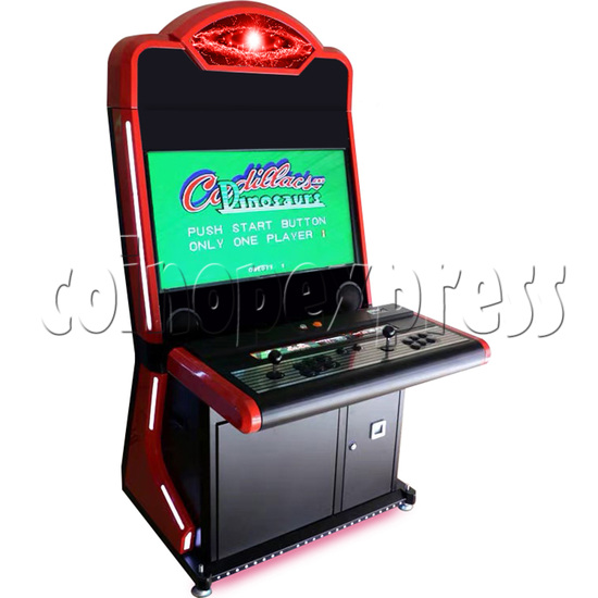 Warlord 32 inch Blue Arcade Cabinet-red