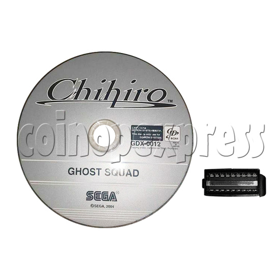 Sega Disk with Security Chip for Ghost Squad
