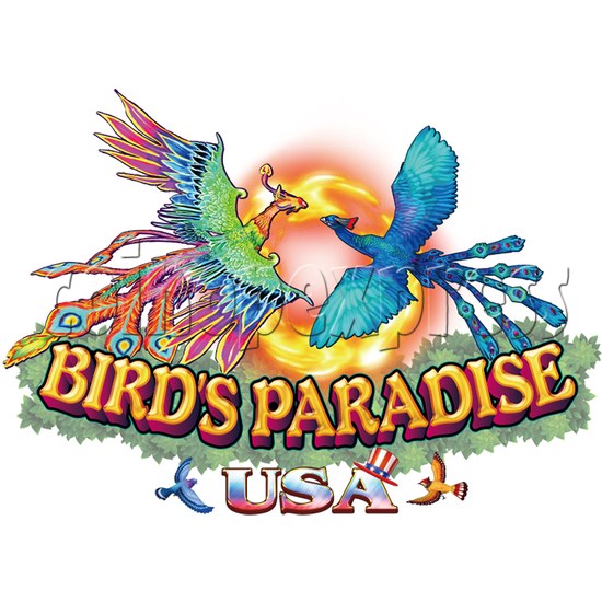 Bird Paradise USA Arcade Game Full Game Board Kit - game logo