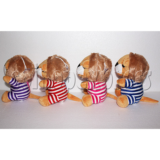 Rainbow Lion Plush Toy 8 inch - side view