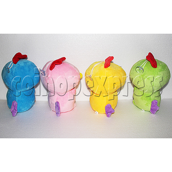 Guitar Chicken Plush Toy 8 inch - back view