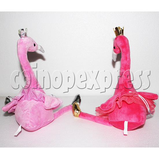 Flamingo Plush Toy 8 inch - back view