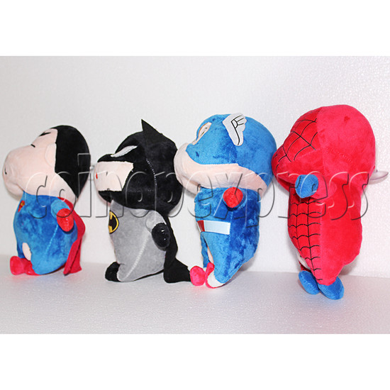 Standing Superman Plush Toy 8 inch - angle view