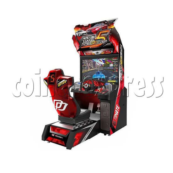 SSpeed Driver 5 Video Arcade Racing Game Machine - angle view
