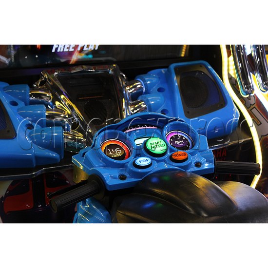 Super Bikes 3 Motorcycle Racing Arcade Game Machine - control console