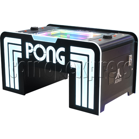Atari PONG Cocktail Table Ticket Redemption Arcade Machine - angle view