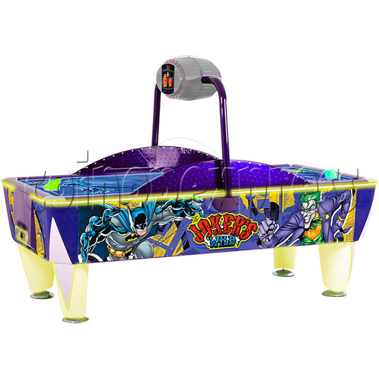 DC Joker’s Wild Air Hockey - angle view