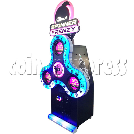Spinner Frenzy Ticket Redemption Machine - angle view
