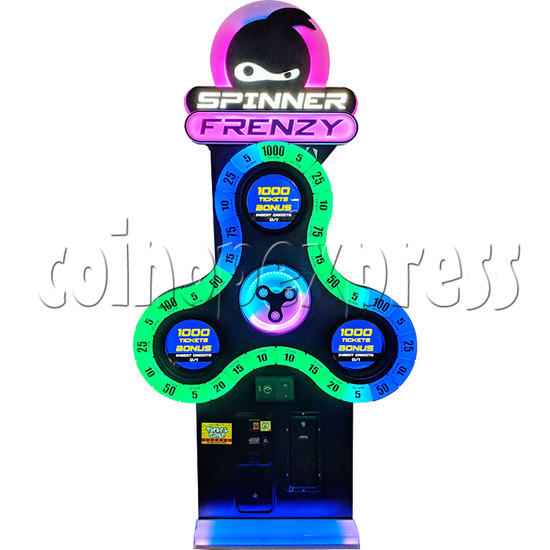 Spinner Frenzy Ticket Redemption Machine - front view