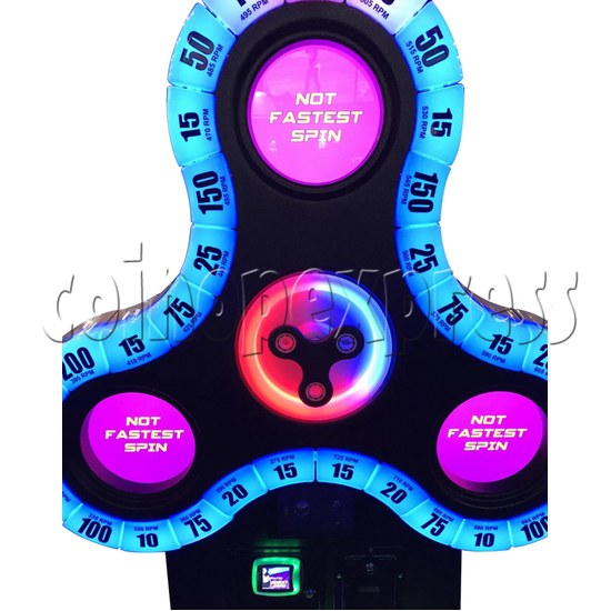 Spinner Frenzy Ticket Redemption Machine - playfield