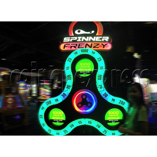 Spinner Frenzy Ticket Redemption Machine - playground view 1