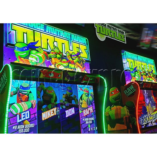 Teenage Mutant Ninja Turtles Arcade Machine 4 Player - screen display 1