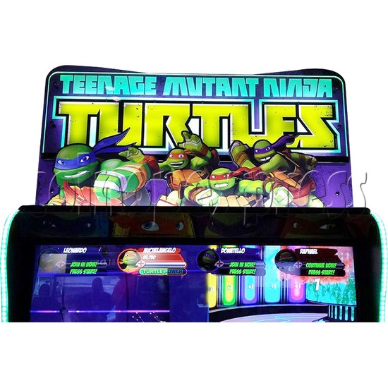 Teenage Mutant Ninja Turtles Arcade Machine 4 Player - header