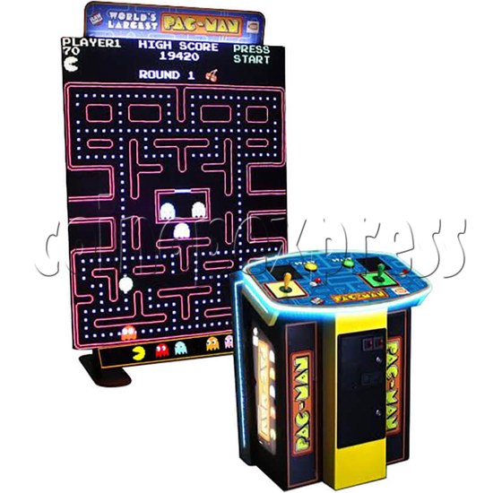 World’s Largest PAC-MAN Arcade Machine - left view