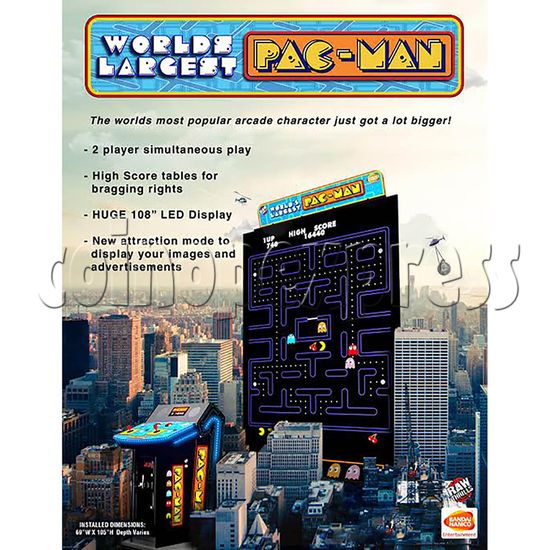 World’s Largest PAC-MAN Arcade Machine - catalogue
