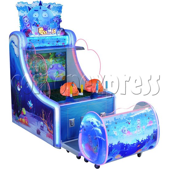 Water Fantasy Ticket Redemption Arcade Machine - left view
