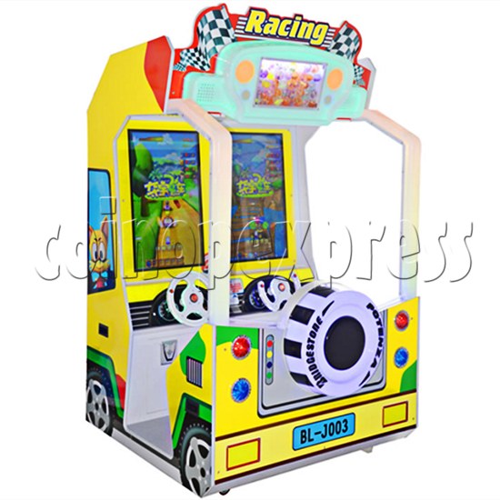 Indiana Racing Video Driving Game 2 Players - left view