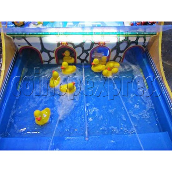 Ducky Splash Water Shooting Ticket Redemption Machine - playfield