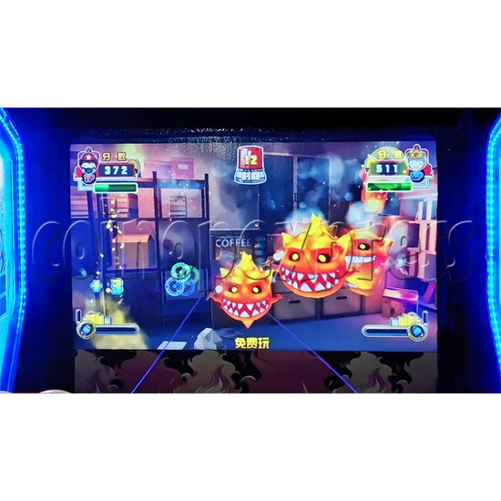 Fire Hero Ticket Redemption Arcade Machine - screen display