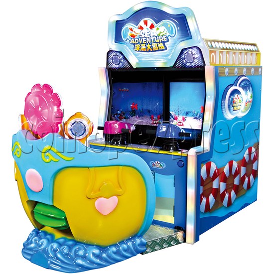 Sea Adventure Water Shooter Ticket Redemption Arcade Machine - angle view