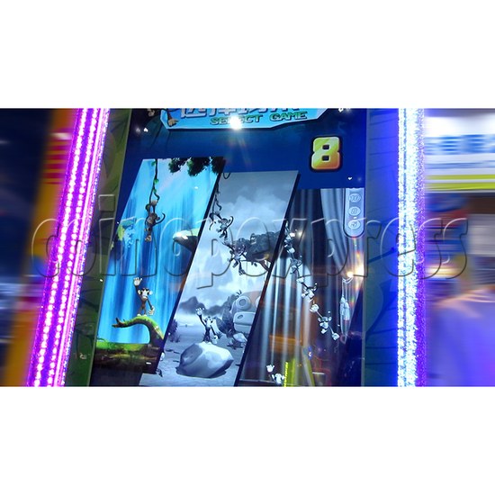 Monkey Swings Ticket Redemption Arcade Machine - game scenes