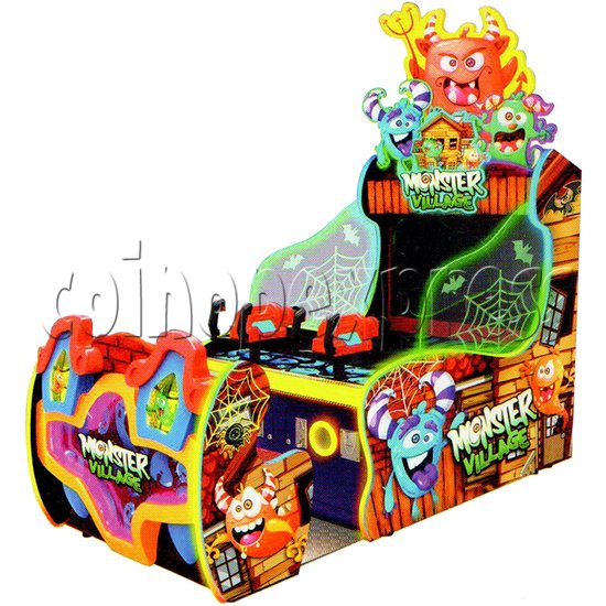 Monster Village 2 Ticket Redemption Arcade Machine - angle view