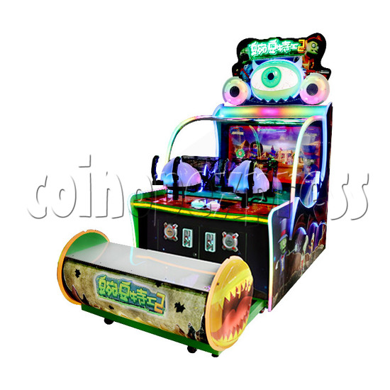 Pea Shooter 2 Ball Shooting Ticket Redemption Arcade Machine - right view 1