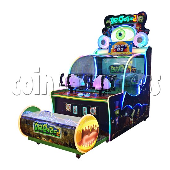 Pea Shooter 2 Ball Shooting Ticket Redemption Arcade Machine - right view 2