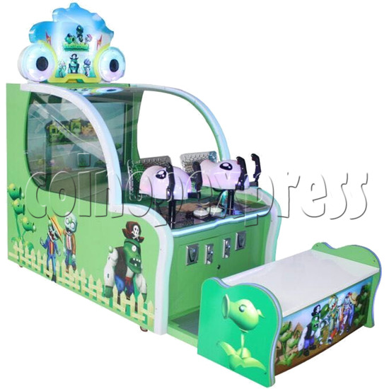 Pea Shooter Ball Shooting Ticket Redemption Arcade Machine - left view