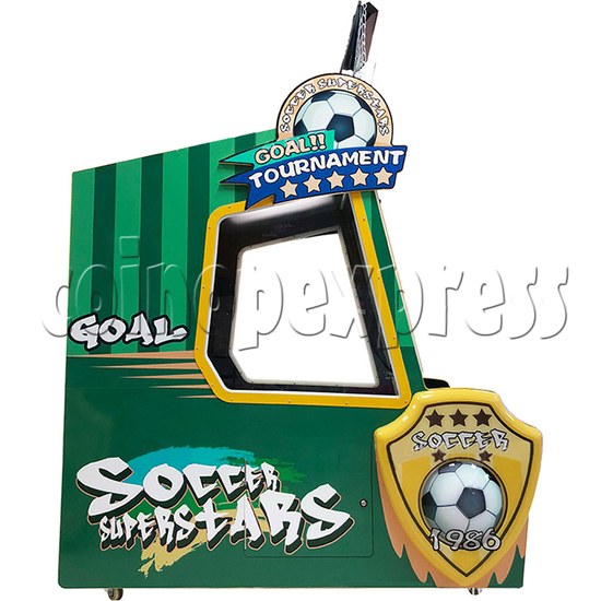 Soccer Super Star Ticket Redemption Arcade Machine - left view