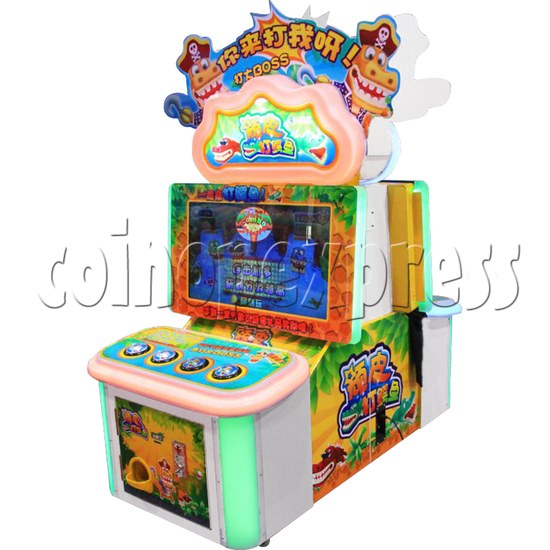 Naughty Crocodile Hummer Game Machine - right view