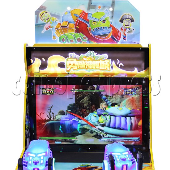 Mystery Town Shooting Game Ticket Redemption Arcade Machine - screen display 1