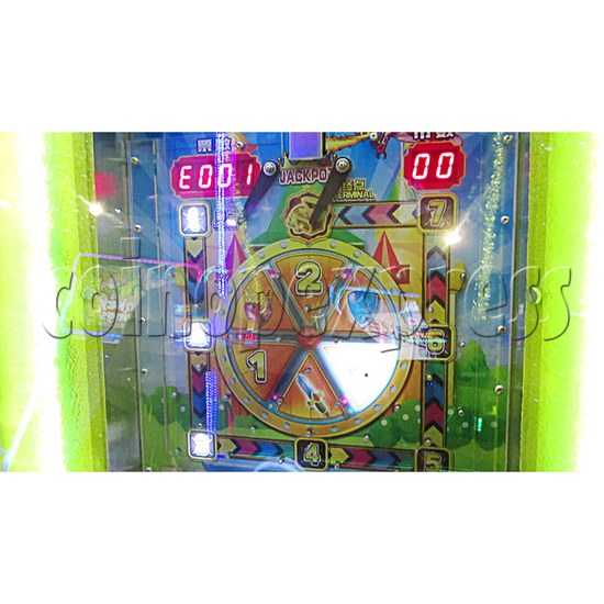 Fantasy Castle Coin Pusher Ticket Redemption Arcade Machine - marquee LED