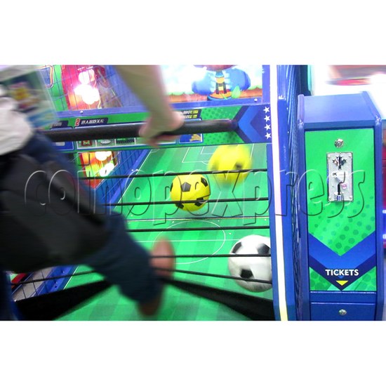 Soccer Party Football Shooting Redemption Machine - play view