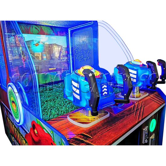 Dinosaurs Battle Water Shooter Ticket Redemption Arcade Machine - control panel