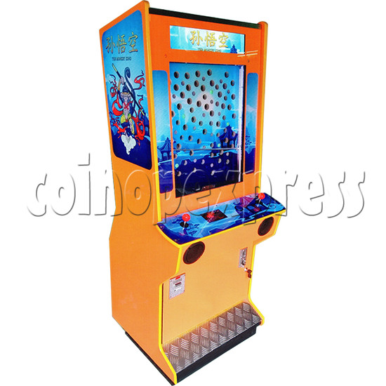  	The Monkey King Mechanical Action Ticket Redemption Arcade Machine - left view