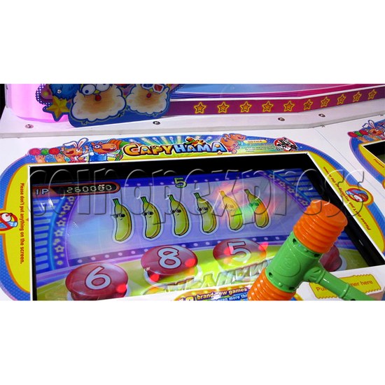 Capy Hama Hammer Ticket Redemption Arcade Machine - screen display 2