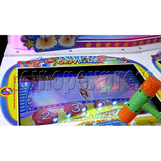 Capy Hama Hammer Ticket Redemption Arcade Machine - screen display 3