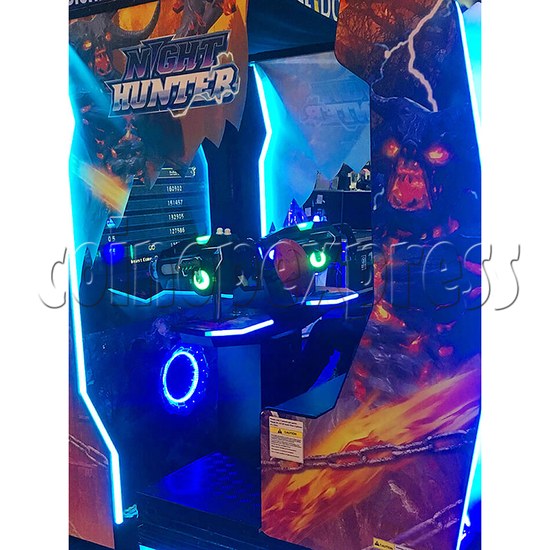 Night Hunter 4D Simulator Arcade Machine - control panel