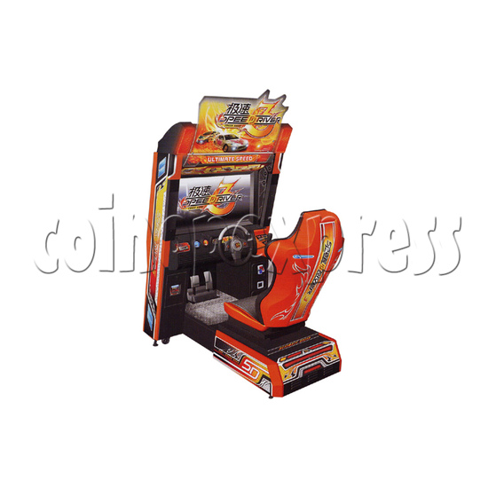 Speed Driver 3 Arcade Video Racing Game Machine - left view