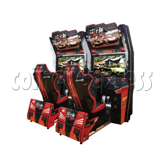 Storm Racer Arcade Video Racing Game Machine - right view