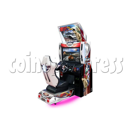 Fast Beat Loop Racer Arcade Video Racing Game Machine - right view